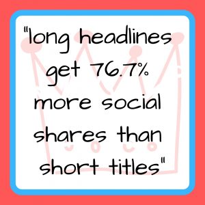 headlines and titles help social shares